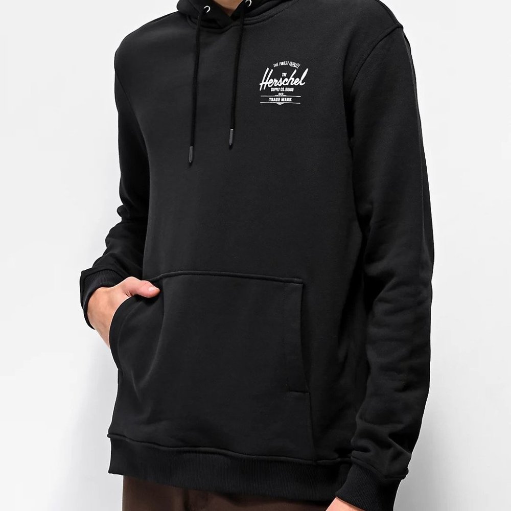 Herschel Supply Co. Logo Black Hoodie